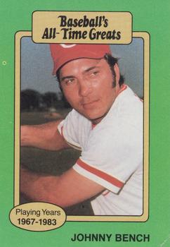 1987 Hygrade All-Time Greats #NNO Johnny Bench Front