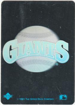 1991 Upper Deck - Team Logo Holograms #NNO San Francisco Giants Front