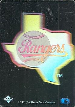 1991 Upper Deck - Team Logo Holograms #NNO Texas Rangers Front