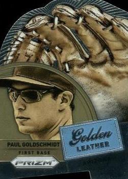 2014 Panini Prizm - Golden Leather Die Cut #2 Paul Goldschmidt Front