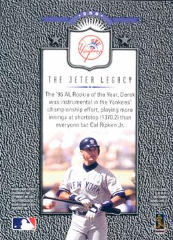1997 Leaf #358 Derek Jeter Back
