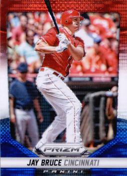 2014 Panini Prizm - Prizms Red White and Blue Pulsar #116 Jay Bruce Front