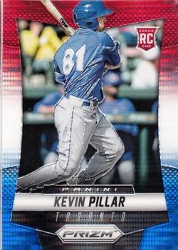 2014 Panini Prizm - Prizms Red White and Blue Pulsar #198 Kevin Pillar Front