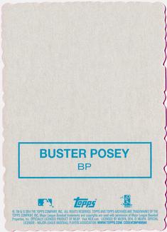 2014 Topps Archives - 1969 Deckle Minis #BP Buster Posey Back