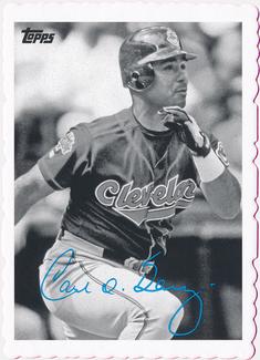 2014 Topps Archives - 1969 Deckle Minis #CB Carlos Baerga Front