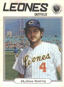 1977-78 Venezuelan Winter League Stickers #64 Steve Bowling Front