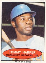1971 Bazooka Numbered Test #30 Tommy Harper Front