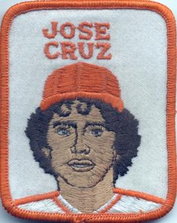 1979 Penn Emblem Baseball Patches #NNO Jose Cruz Front