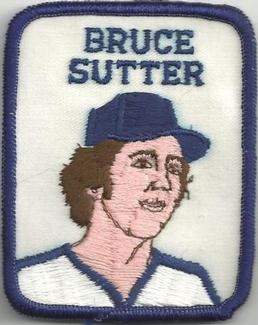 1979 Penn Emblem Baseball Patches #NNO Bruce Sutter Front
