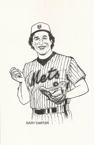 1985 Big Apple New Yorks Finest Players (unlicensed) #NNO Gary Carter Front