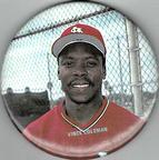1986 Baseball Star Buttons #NNO Vince Coleman Front