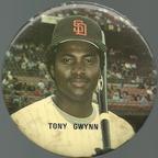 1986 Baseball Star Buttons #NNO Tony Gwynn Front