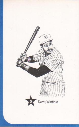 1986 Big Apple Mets / Yankees (Unlicensed) #5 Dave Winfield Front