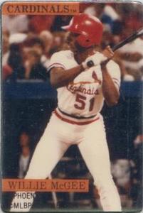 1989 Phoenix Baseball Magnetables #NNO Willie McGee Front