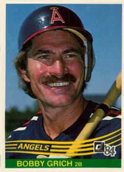 1984 Donruss #179 Bobby Grich Front
