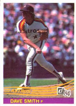 1984 Donruss #548 Dave Smith Front