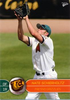 2007 MultiAd Fresno Grizzlies #30 Nate Schierholtz Front