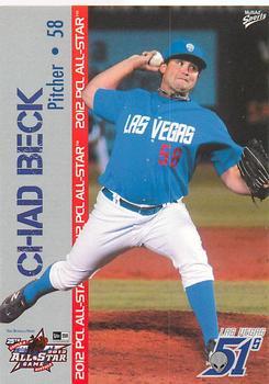 2012 MultiAd Pacific Coast League All-Stars #2 Chad Beck Front