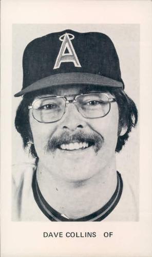 1976 California Angels Photocards #NNO Dave Collins Front