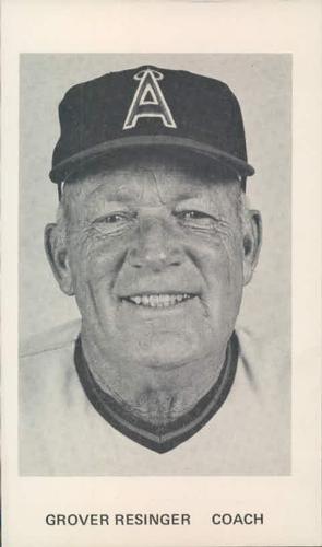 1976 California Angels Photocards #NNO Grover Resinger Front