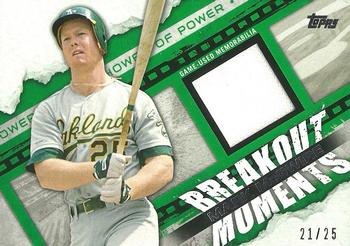 2014 Topps - Breakout Moments Relics #BMR-MM Mark McGwire Front
