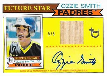 2014 Topps - Future Stars That Never Were Autograph Relics #FSAR-OS Ozzie Smith Front