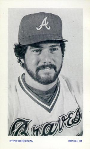 1984 Atlanta Braves Photocards #NNO Steve Bedrosian Front