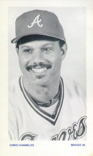 1984 Atlanta Braves Photocards #NNO Chris Chambliss Front