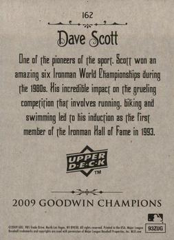 2009 Upper Deck Goodwin Champions #162 Dave Scott Back