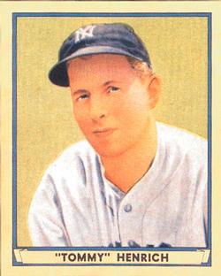 2003 Upper Deck Play Ball - 1941 Reprints #R-5 Tommy Henrich Front