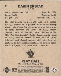 2003 Upper Deck Play Ball - 1941 Series #2 Darin Erstad Back