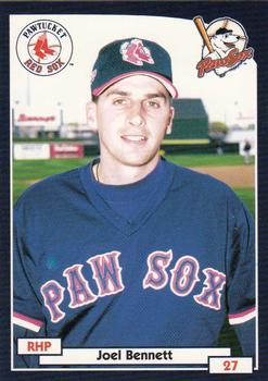2000 Blueline Q-Cards Pawtucket Red Sox #5 Joel Bennett Front