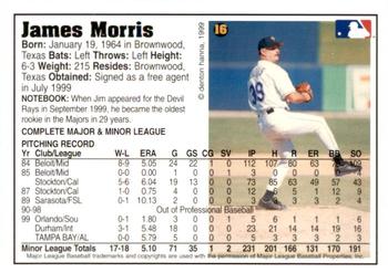 1999 Arizona Fall League Prospects #16 James Morris Back