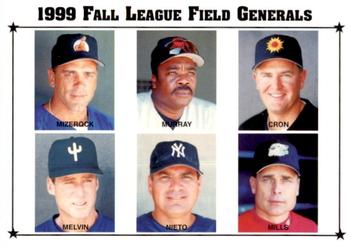 1999 Arizona Fall League Prospects #28 1999 Fall League Field Generals (Tom Nieto / Bob Melvin / Chris Cron / Brad Mills / John Mizerock / Eddie Murray) Front