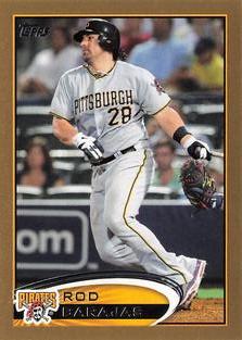 2012 Topps Mini - Gold #391 Rod Barajas Front