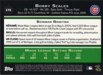 2009 Bowman Chrome #175 Bobby Scales Back