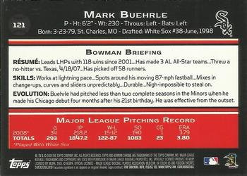 2009 Bowman Chrome #121 Mark Buehrle Back