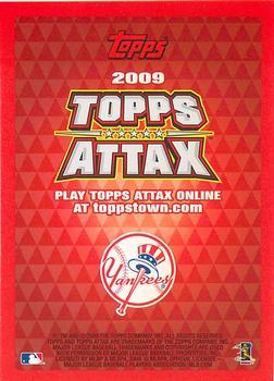 2009 Topps Attax #NNO A.J. Burnett Back