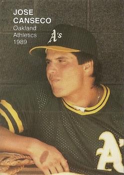 1989 Baseball's Best Two (unlicensed) #3 Jose Canseco Front