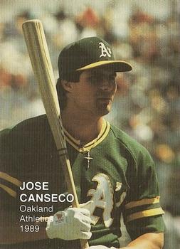 1989 Baseball's Best Two (unlicensed) #4 Jose Canseco Front