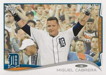 2014 Topps Detroit Tigers #DET-2 Miguel Cabrera Front