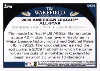 2009 Topps Updates & Highlights #UH256 Tim Wakefield Back