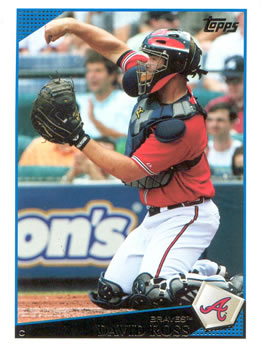 2009 Topps Updates & Highlights #UH59 David Ross Front