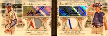 2014 Topps Allen & Ginter - Book Cards Dual #AGBC-DG Dwight Gooden / Gary Carter Front