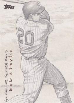 2009 Topps Updates & Highlights - Sketches #71 Jorge Posada Front