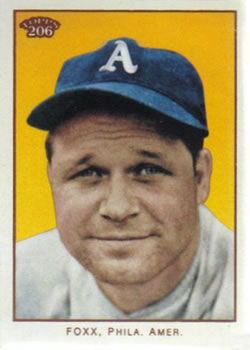 2009 Topps 206 #NNO Jimmie Foxx Front