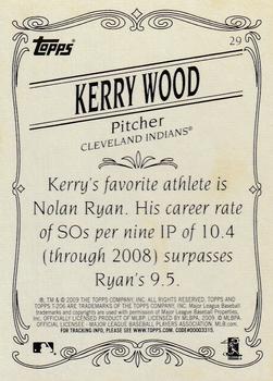 2009 Topps 206 #29 Kerry Wood Back