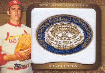 2009 Topps - Legends Commemorative Patch #LPR-77 Steve Carlton / 1969 MLB All-Star Game Front