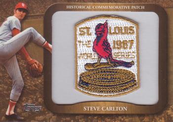 2009 Topps - Legends Commemorative Patch #LPR-131 Steve Carlton Front