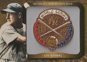 2009 Topps - Legends Commemorative Patch #LPR-106 Lou Gehrig Front